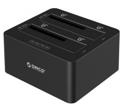 Slika izdelka: Postaja za HDD/SSD, 2x 2.5"/3.5", SATA v USB 3.0, One-Key-Backup, ORICO 6629US3