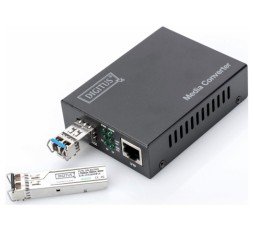 Slika izdelka: Digitus pretvornik FO-UTP 10/100/1000 SFP prazen DN-82130