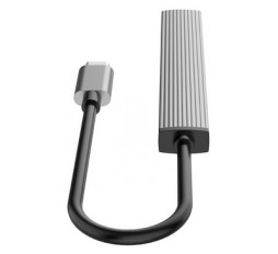 Slika izdelka: Priključna postaja USB-C 4 v 1, 1x USB 3.0, 2x USB 2.0, TF, 0.15m, ALU siva, ORICO AH-12F