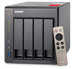 Slika izdelka: QNAP NAS strežnik za 4 diske, 8GB ram, 2x 1Gb mreža, HDMI