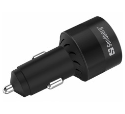 Slika izdelka: Sadberg avtomobilski polnilnik 3in1 130W USB-C PowerDelivery