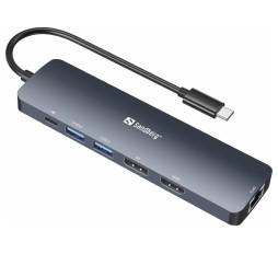 Slika izdelka: Sandberg USB-C 8K Display Dock priklopna postaja