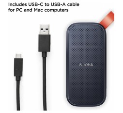 Slika izdelka:  SanDisk 2TB Portable SSD 800MB/s, USB-C, USB 3.2 Gen 2