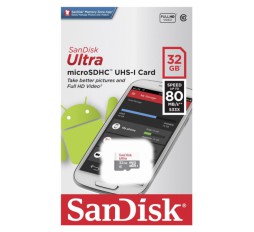 Slika izdelka: SanDisk 32GB Ultra microSDHC 100MB/s Class 10 UHS-I