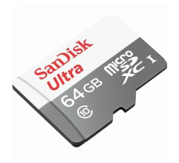 Slika izdelka: SanDisk 64GB Ultra microSDXC 100MB/s Class 10 UHS-I
