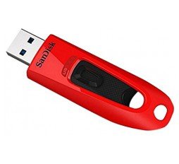 Slika izdelka: SanDisk 64GB Ultra USB 3.0 spominski ključek - rdeč
