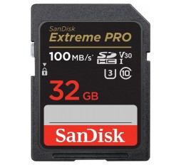 Slika izdelka: SanDisk Extreme PRO 32GB SDHC+ 2 leti RescuePRO Deluxe do 100MB/s branje, 90MB/s zapisovanje UHS-I, Class 10, U3, V30