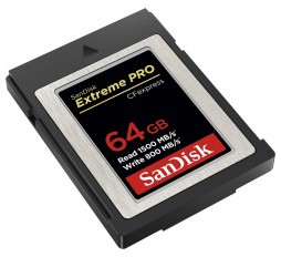 Slika izdelka: SanDisk Extreme PRO CFexpress Card Tip B, 64GB, 1500MB/s Branje, 800MB/s Zapisovanje