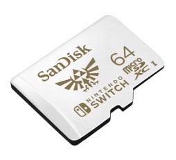 Slika izdelka: SanDisk microSDXC za Nintendo Switch 64GB, do 100MB/s branje, 60MB/s pisanje, U3, C10, A1, UHS-1