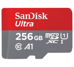 Slika izdelka: SanDisk Ultra microSDXC 256GB + SD Adapter 150MB/s  A1 Class 10 UHS-I