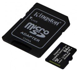 Slika izdelka: SDXC KINGSTON MICRO 64GB CANVAS SELECT Plus, 100MB