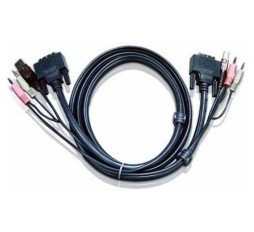 Slika izdelka: Set kablov ATEN 2L-7D02UI DVI-I/USB/ AVDIO 1,8m