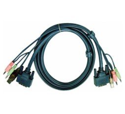 Slika izdelka: Set kablov ATEN 2L-7D03U DVI/USB/AVDIO 3m