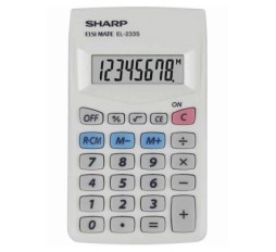 Slika izdelka: SHARP kalkulator EL233S, 8M, žepni