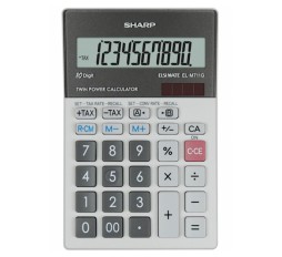 Slika izdelka: SHARP kalkulator ELM711GGY, 10M, namizni