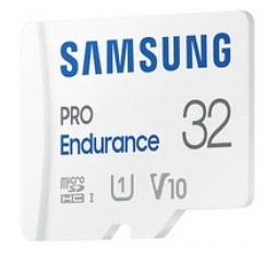 Slika izdelka: Spominska kartica Samsung PRO Endurance, micro SDHC, 32GB, U1, V10, UHS-I, z SD adapterjem