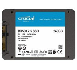 Slika izdelka: CRUCIAL SSD disk 240 GB BX500 SATA 3 TLC 3D CT240BX500SSD1