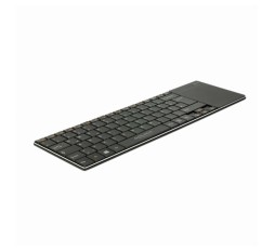 Slika izdelka: Delock tipkovnica brezžična Touchpad DE razporeditev tipk črna 12454