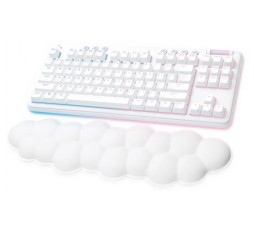 Slika izdelka: Tipkovnica Logitech G715 TKL Wireless, Tactile, RGB, Bluetooth, bela, SLO g.