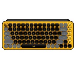 Slika izdelka: Tipkovnica Logitech POP Keys z EMOJI, mehanska, rumena, SLO g.