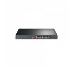 Slika izdelka: TP-LINK 16-Port 10/100 Mbps + 2-Port Gigabit Rackmount switch stikalo z 16-Port PoE+