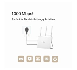 Slika izdelka: Tp-Link elektro LAN 1000Mbps Giga powerline AV1000 TL-PA7017P KIT