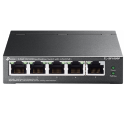 Slika izdelka: TP-LINK TL-SF1005P 5-port 10/100Mbps stikalo z 4-Port PoE+