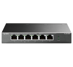 Slika izdelka: TP-LINK TL-SF1006P 6-port 10/100Mbps stikalo z 4-Port PoE+