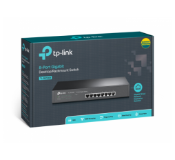 Slika izdelka: TP-LINK TL-SG1008 8-port Gigabit Desktop/Rackmount stikalo