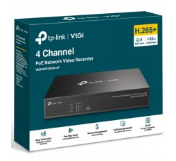 Slika izdelka: TP-LINK VIGI NVR1004H-4P 4 CHANNEL 2xUSB 2.0 HDMI/VGA/LAN Mini PC, video snemalnik