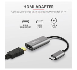 Slika izdelka: TRUST ADAPTER DALYX USB-C HDMI