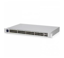 Slika izdelka: UBIQUITI UNIFI USW-48-POE 48-port 48x Gigabit (32x PoE+) RJ45 4x Gigabit SFP L2 managed mrežno stikalo switch