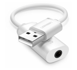 Slika izdelka: Ugreen adapter za zvok USB-A na 3.5 mm Aux Bel - box