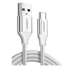 Slika izdelka: UGREEN USB 2.0 A na USB-C kabel 2m (bel) - polybag