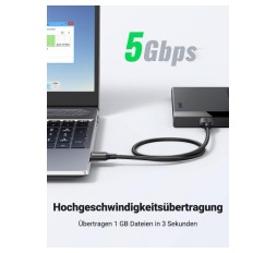Slika izdelka: Ugreen USB 3.0 kabel USB A na Micro B, 1m