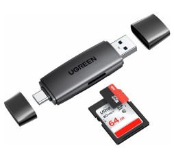 Slika izdelka: Ugreen USB 3.0 + USB-C OTG čitalec kartic