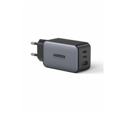 Slika izdelka: Ugreen USB-A in 2x USB-C 65W GaN hitri polnilec - box