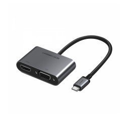 Slika izdelka: Ugreen USB-C na HDMI in VGA + PD adapter siv - box