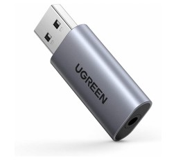Slika izdelka: UGREEN USB zunanja zvočna kartica iz USB na 3.5mm avdio - box