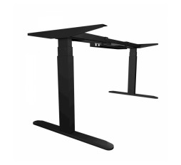Slika izdelka: UVI Desk dvižno električno podnožje za mizo, črno