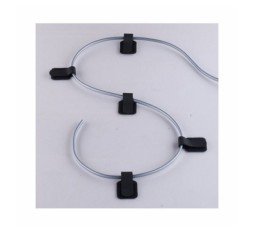 Slika izdelka: LTC vezice ježek WALL črne pak/10 samolepljive LTC3110