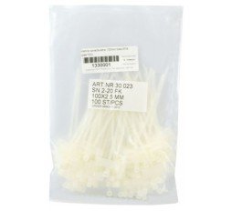 Slika izdelka: EFB vezice označevalne 100mm bele pak/100 81132.100