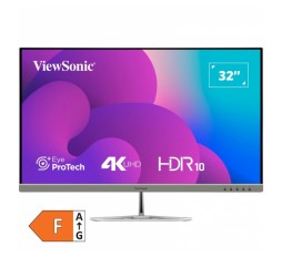 Slika izdelka: VIEWSONIC VX3276-4K-MHD-2 81.3cm (32") 4K VA DP/miniDP/HDMI HDR10 zvočniki monitor