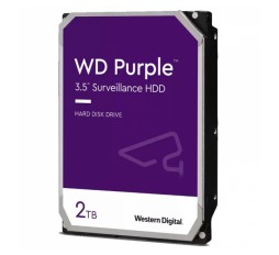 Slika izdelka: WD Purple 2TB 3,5" SATA3 64MB (WD23PURZ) trdi disk