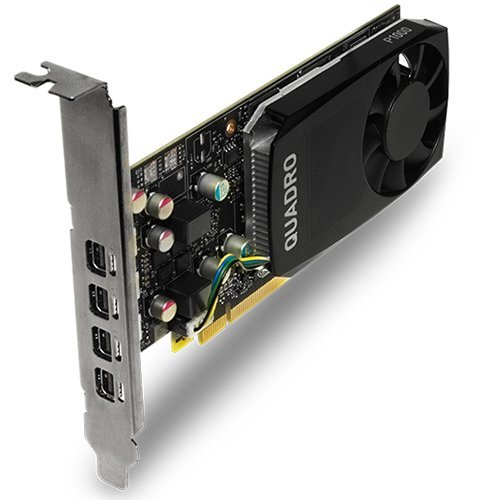 NVIDIA Video Card Quadro P1000 GDDR5 4GB/128bit, 640 CUDA Cores, PCIE