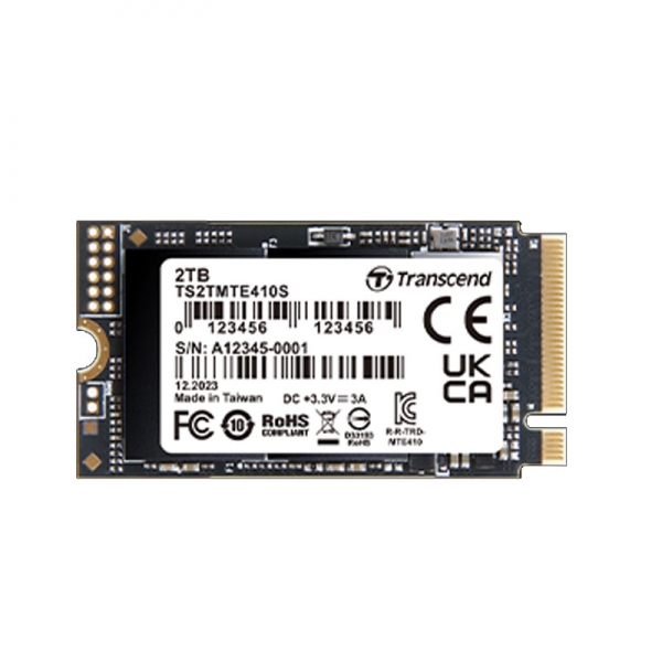 Transcend 2242 | m. 2 | 1tb | 5000/3000mb/s | ts1tmte410s | nvme ssd disk 1 Transcend 410s 1tb pcie 4. 0 m. 2 2242 (ts1tmte410s) ssd - komponentko